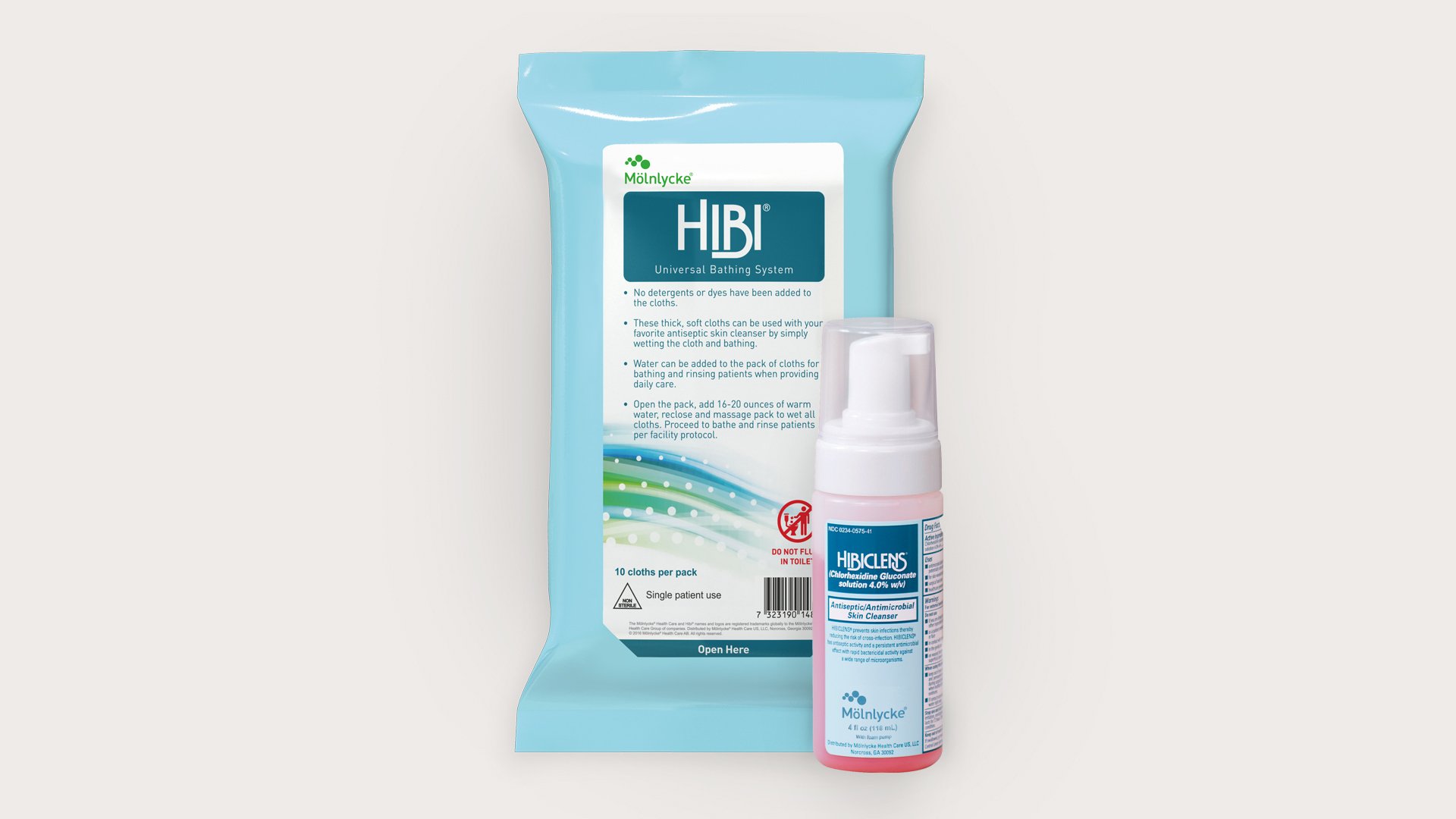 Convenient CHG patient bathing for infection prevention Mölnlycke
