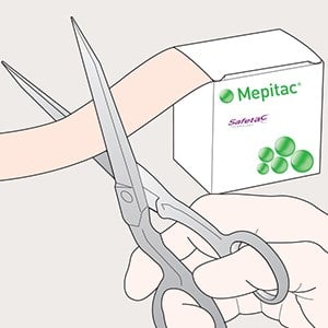 Molnlycke Mepitac - Soft Silicone Tape